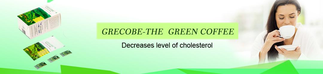 Green coffee Decreases level of cholesterol
